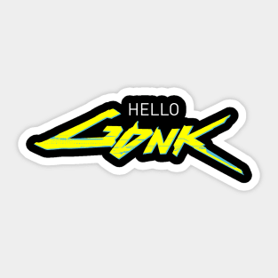 Hello gonk! Sticker